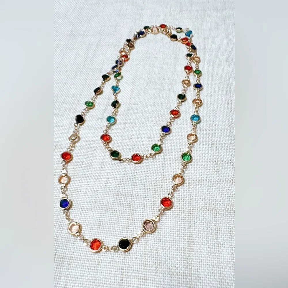 Free People multicolor crystal